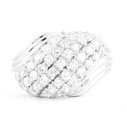 5.21 Ct Cubic Zirconia 925 Sterling Silver Ring