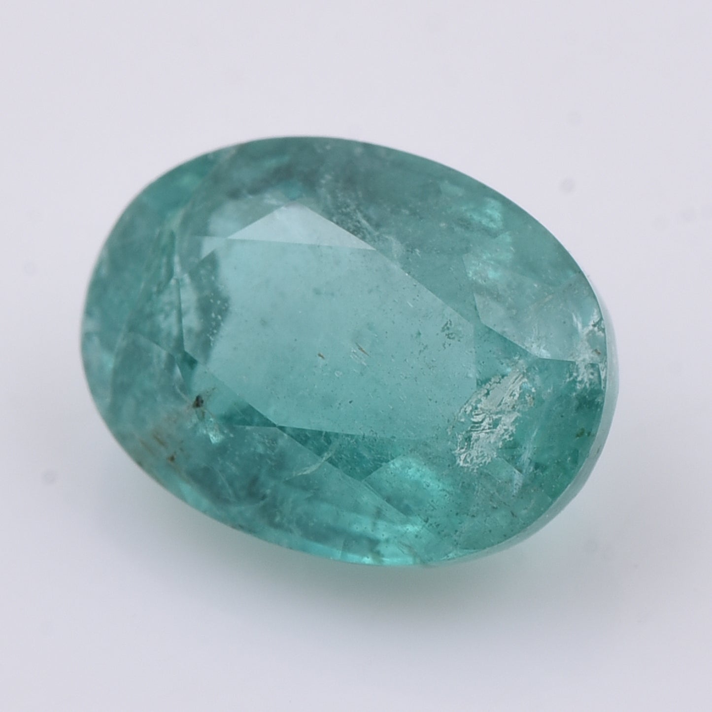 1.4 Natural Beryl Emerald Oval Mixed Cut Gemstone