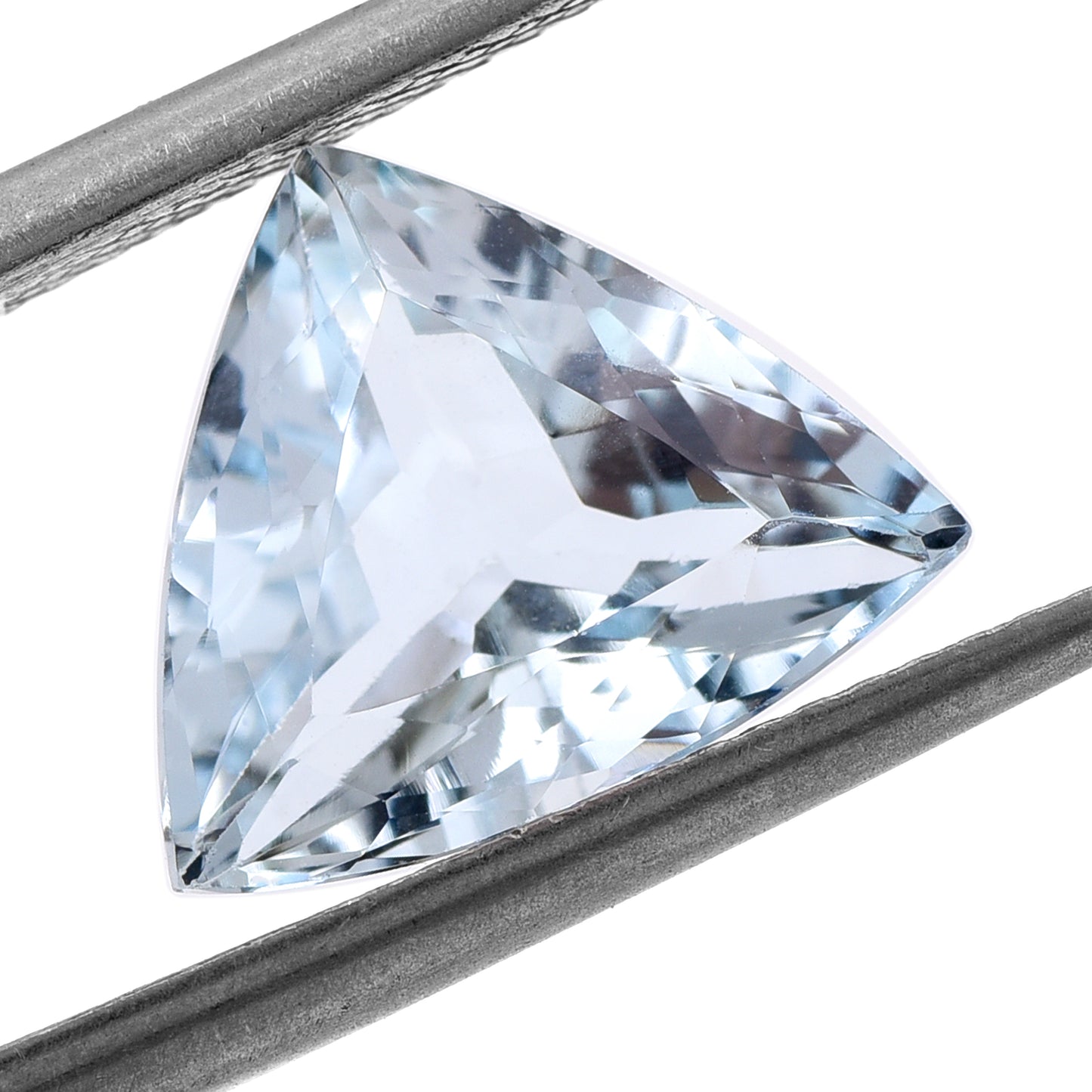 3.13 Natural Beryl Aquamarine Triangular Mixed Cut Gemstone