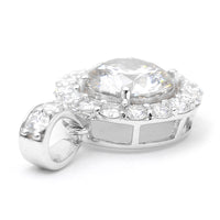 2.19 Carats Lab Grown Diamond 14K Gold Pendant