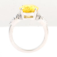 10.16 Ct Cubic Zirconia 925 Sterling Silver Ring