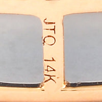 7.08 Ct Oval Mixed Cut Natural Sapphire 14K Gold Pendant