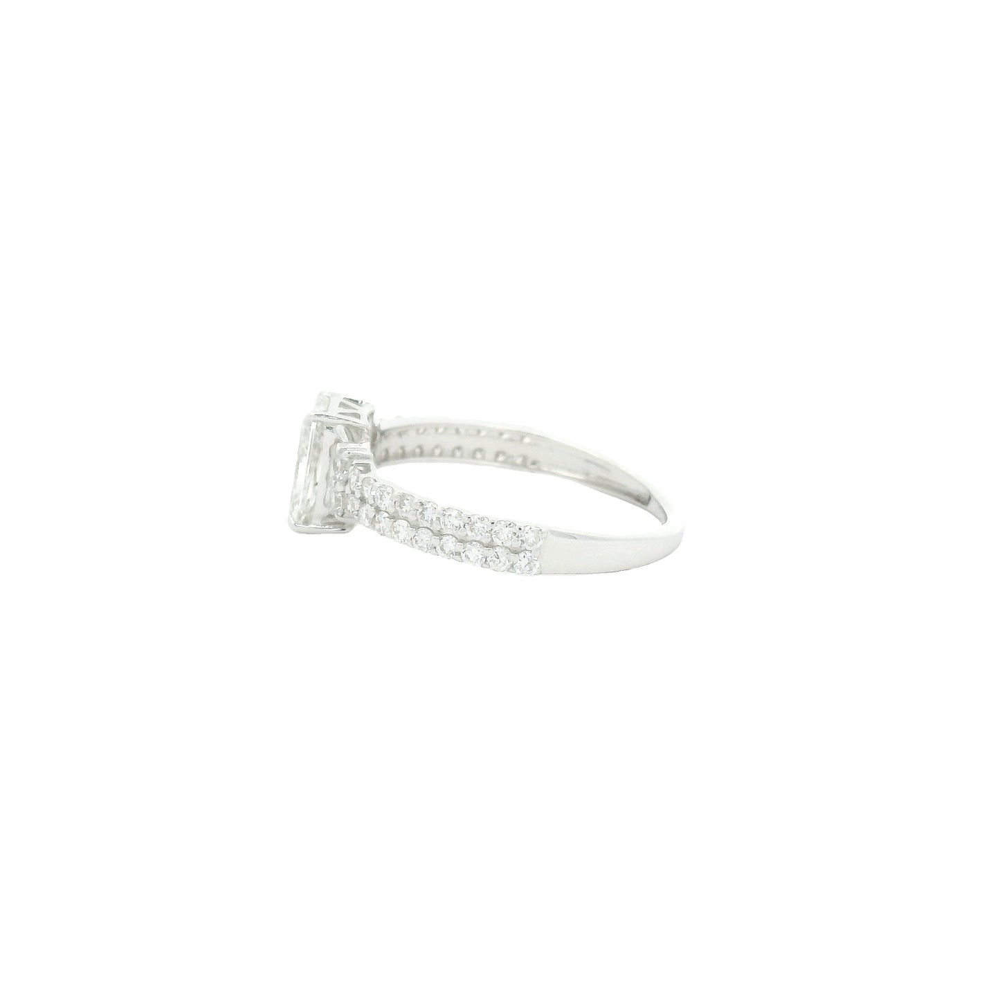 1.57 Carats Lab Grown Diamond 14K Gold Ring