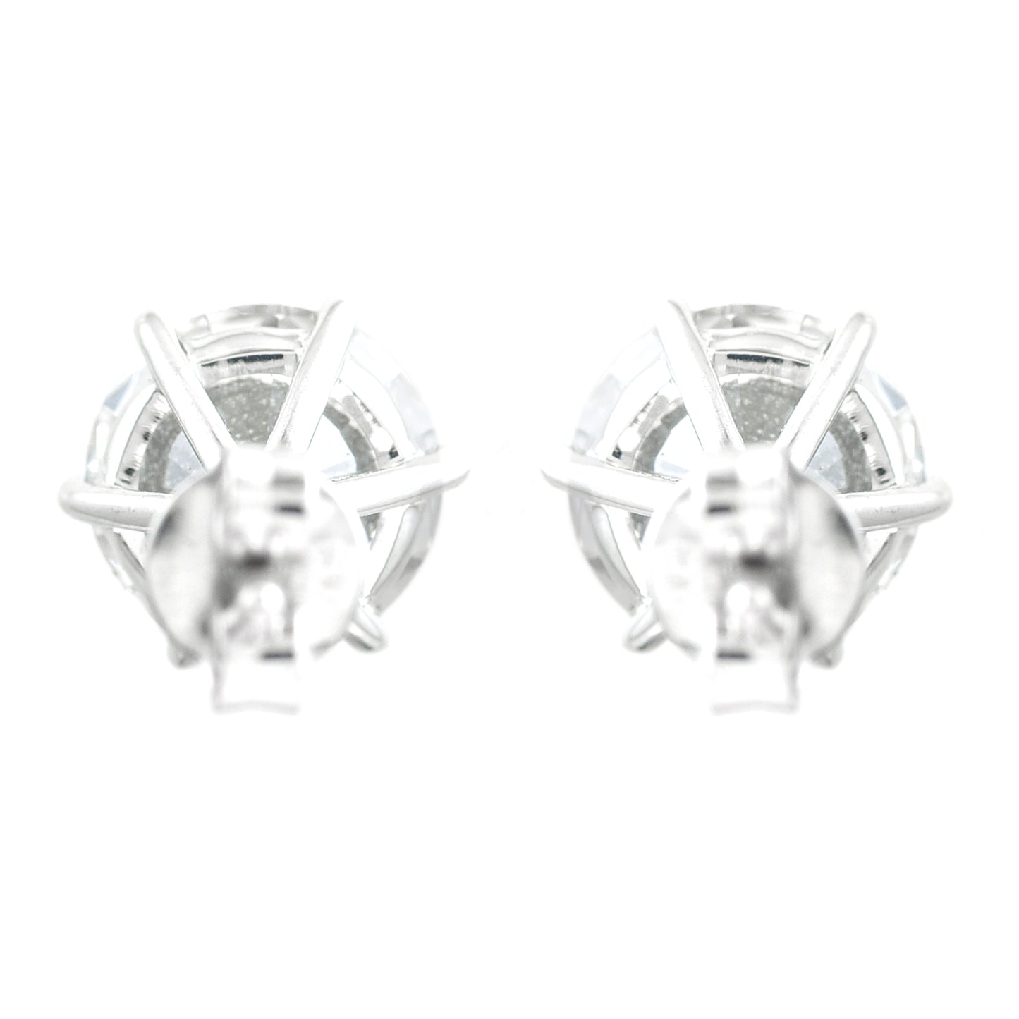 3.13 Carats Lab Grown Diamond 14K Gold Earrings