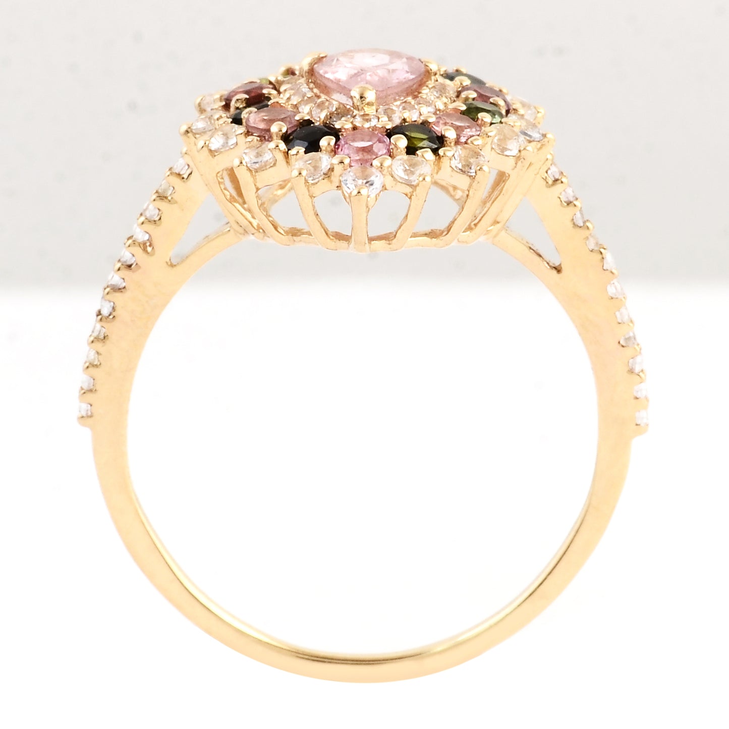 1.42 Ct Pear Tourmaline 14K Gold Ring