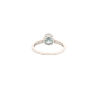 1.74 Carats Blue Lab Grown Diamond 14K Gold Ring