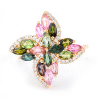 1.20 Ct Marquise Tourmaline 14K Gold Ring