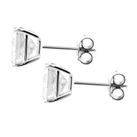 3.75 Carats Lab Grown Diamond 14K Gold Earrings