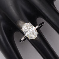 2.73 Carats Lab Grown Diamond 14K Gold Ring