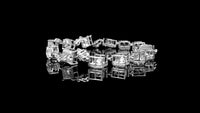 13.93 Carats Lab Grown Diamond 14K Gold Bracelet