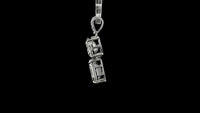 4.25 Carats Lab Grown Diamond 14K Gold Pendant