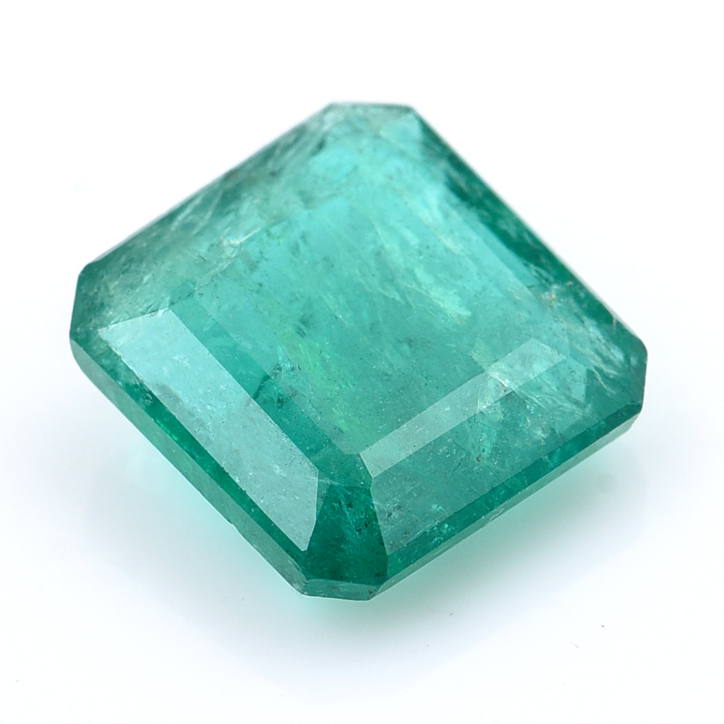 4.44 Natural Beryl Emerald Square Emerald Cut Gemstone