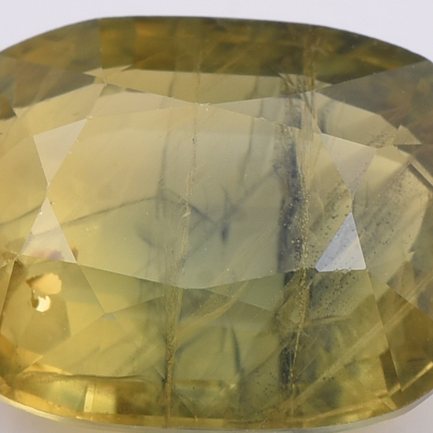 4.69 Natural Corundum Yellow Sapphire Rectangular Cushion Mixed Cut Gemstone