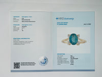 2.10 Ct Oval Natural Emerald 14K Gold Ring