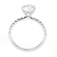 2.11 Carats Lab Grown Diamond 14K Gold Ring