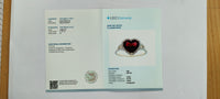 2.45 Ct Heart Mixed Cut Natural Garnet 14K Gold Ring