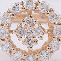 0.60 Ct Round Natural Diamond 14K Gold Ring