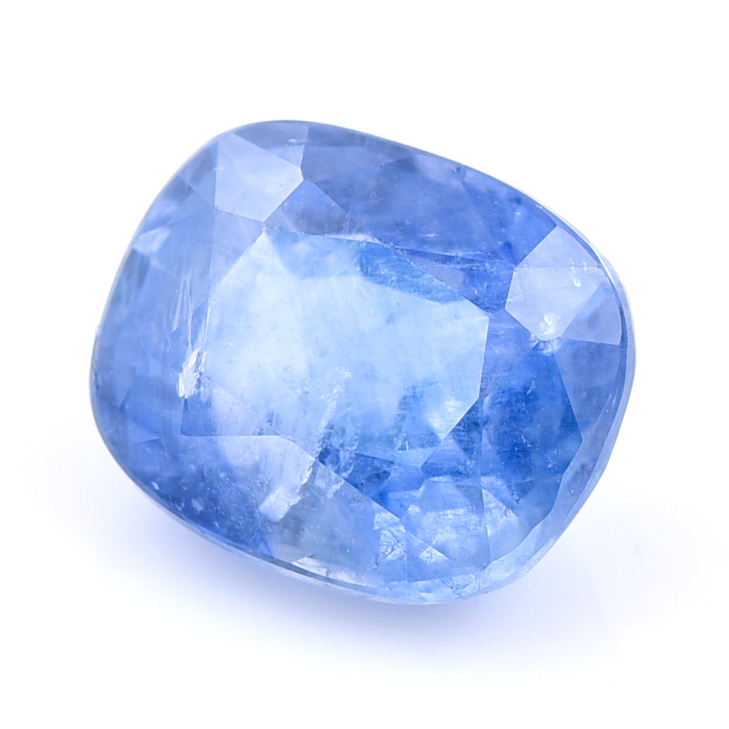 3.17 Natural Corundum Sapphire Rectangular Cushion Mixed Cut Gemstone