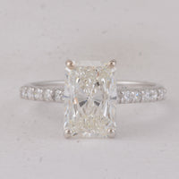 3.35 Carats Lab Grown Diamond 14K Gold Ring
