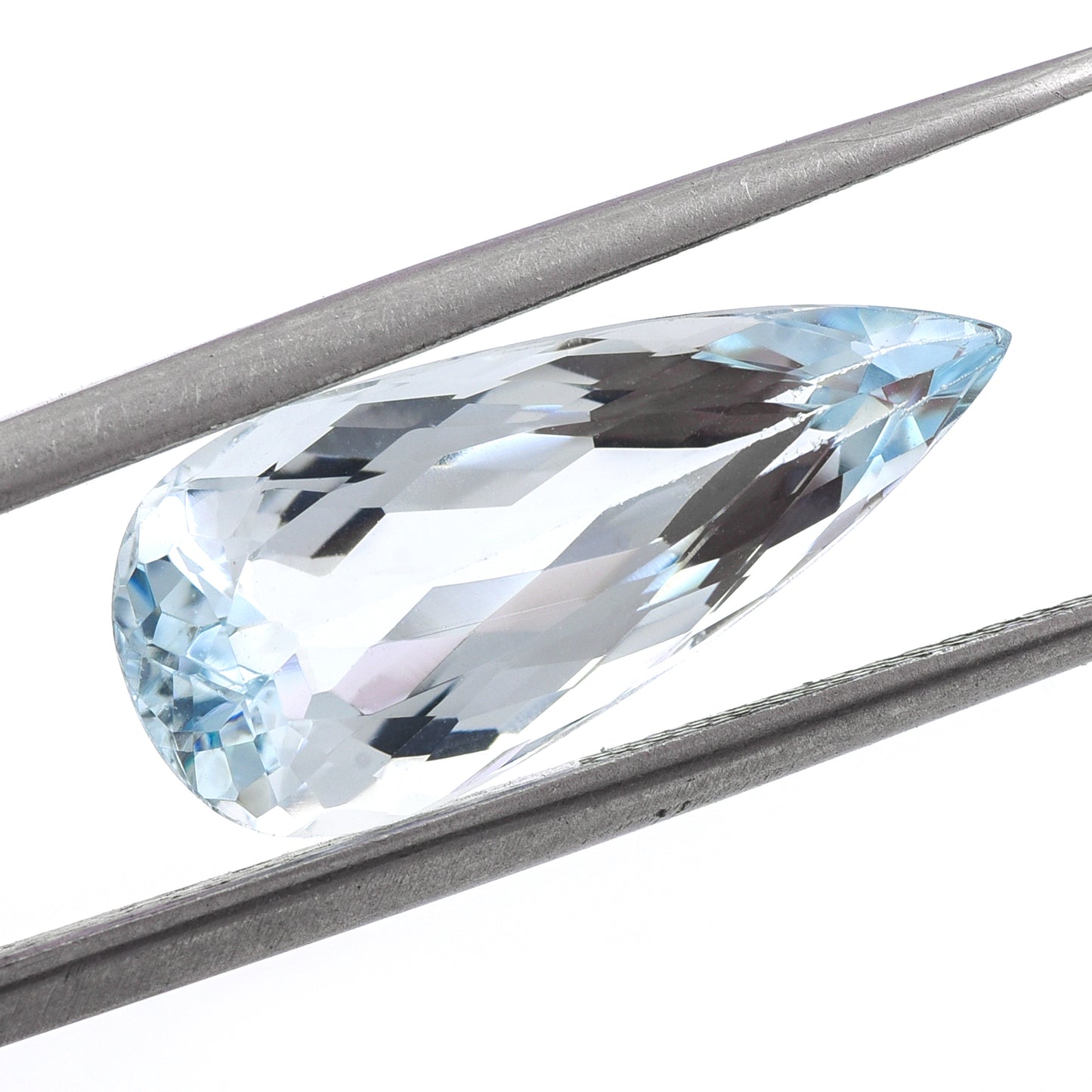 5.4 Natural Beryl Aquamarine Pear Mixed Cut Gemstone