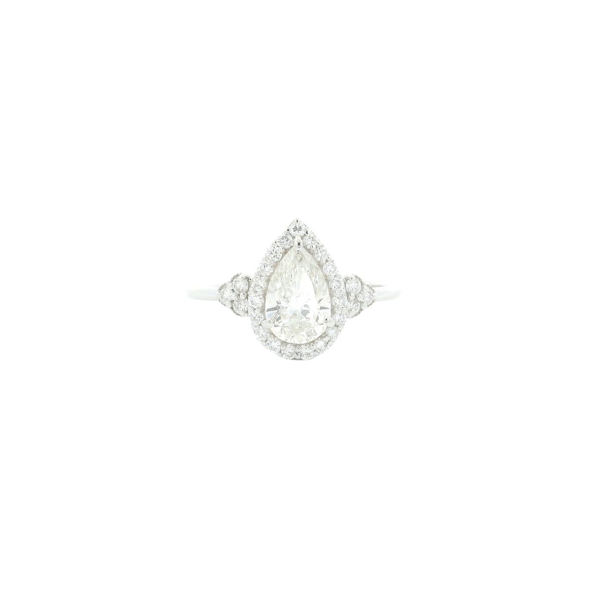 1.38 Carats Lab Grown Diamond 14K Gold Ring