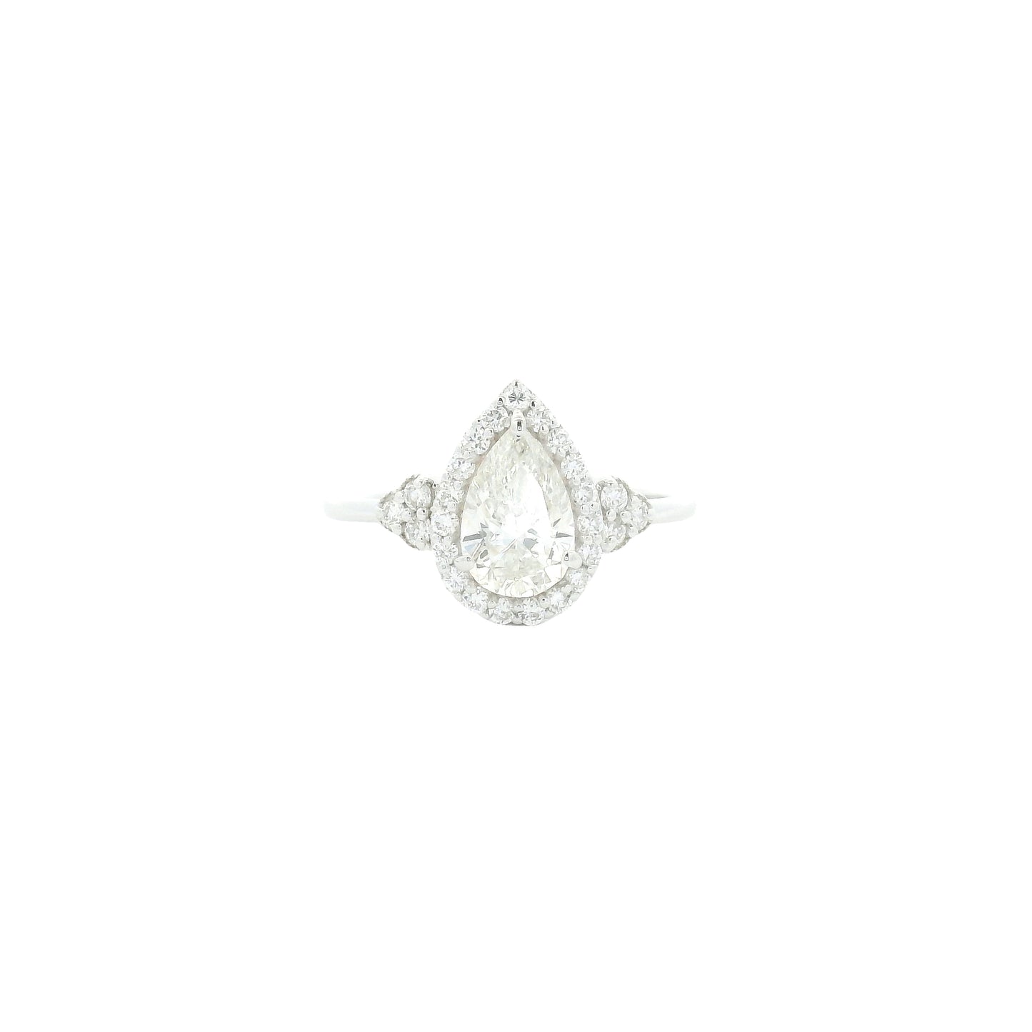 1.38 Carats Lab Grown Diamond 14K Gold Ring