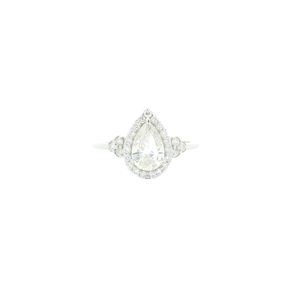 1.38 Carats Lab Grown Diamond 14K Gold Ring