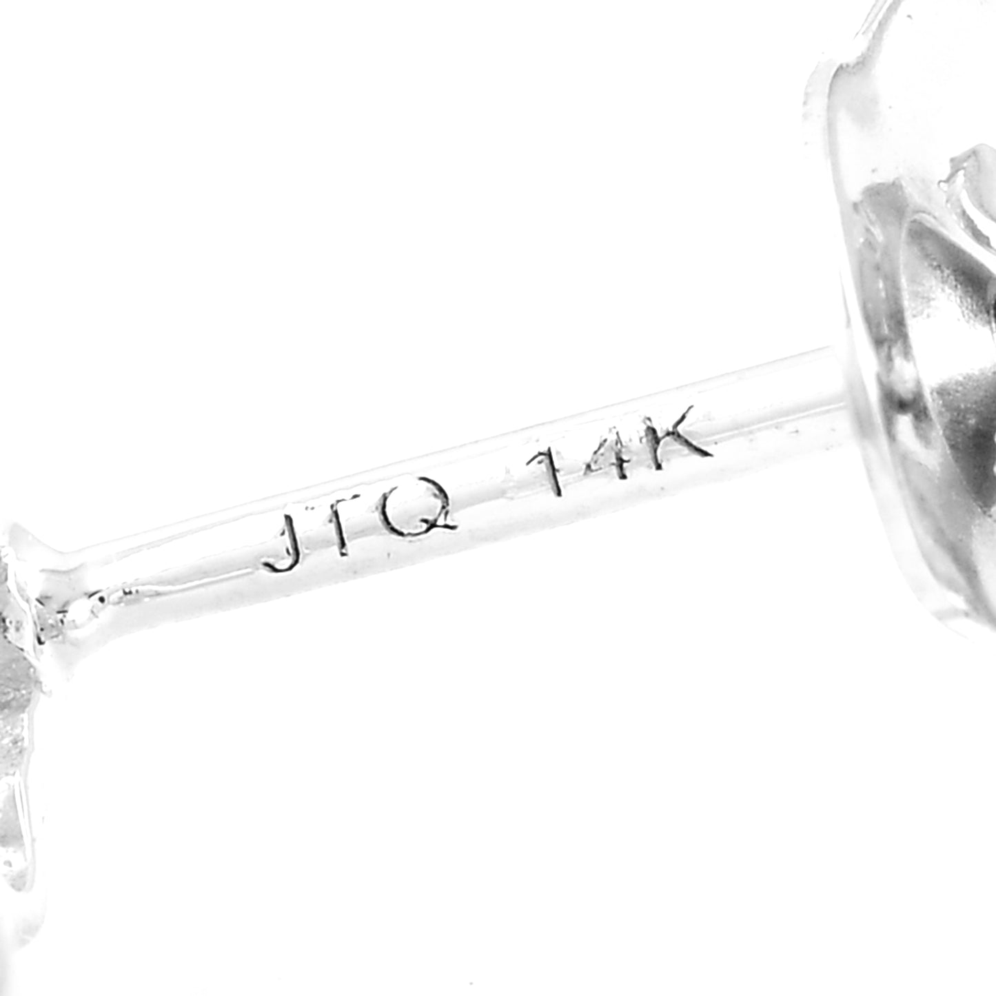 4.25 Carats Lab Grown Diamond 14K Gold Earrings