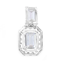 3.13 Carats Lab Grown Diamond 14K Gold Pendant