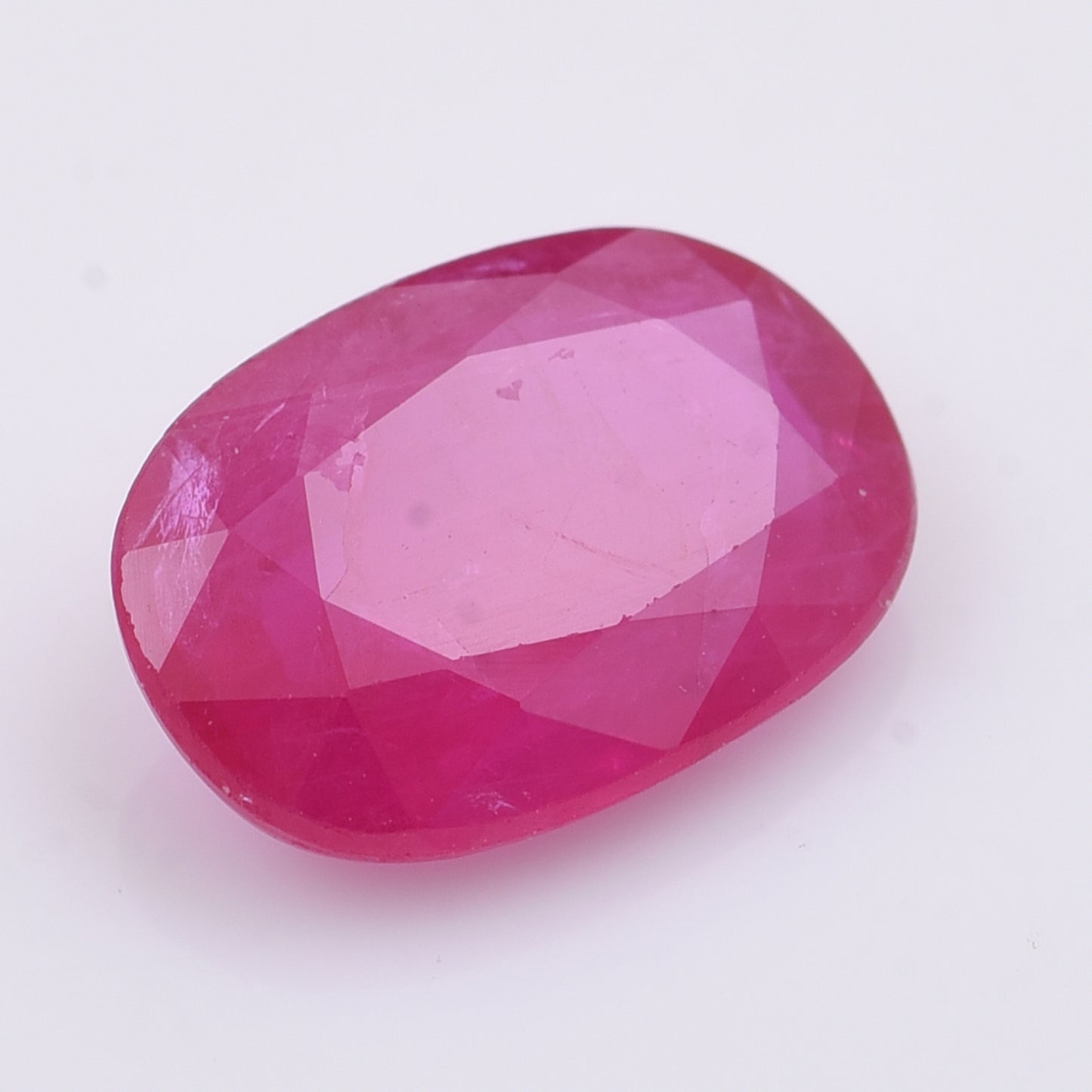 2.1 Natural Corundum Ruby Oval Mixed Cut Gemstone