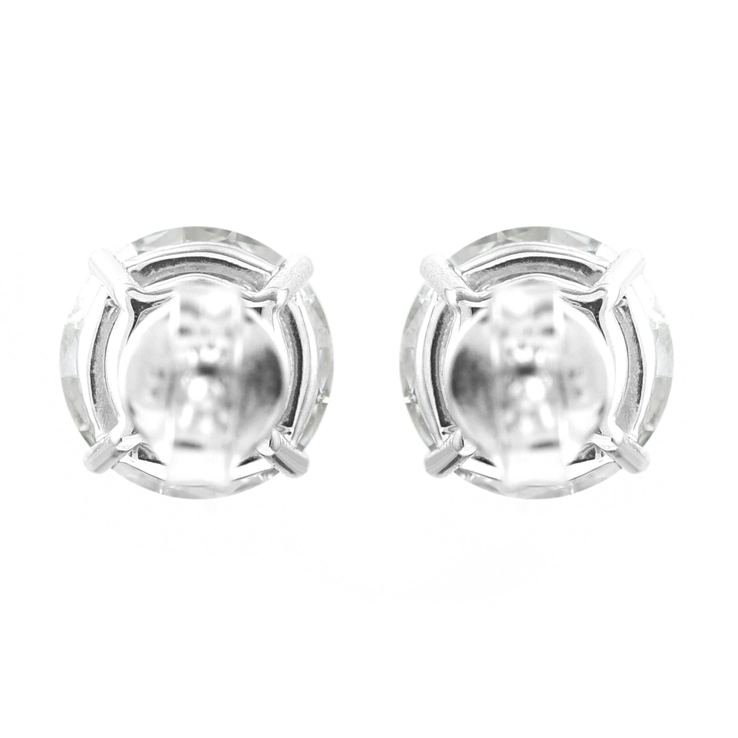 3.14 Carats Lab Grown Diamond 14K Gold Earrings