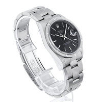 Rolex Oyster Perpetual Date 15210 Black Y-Serial Pre-Owned Men's