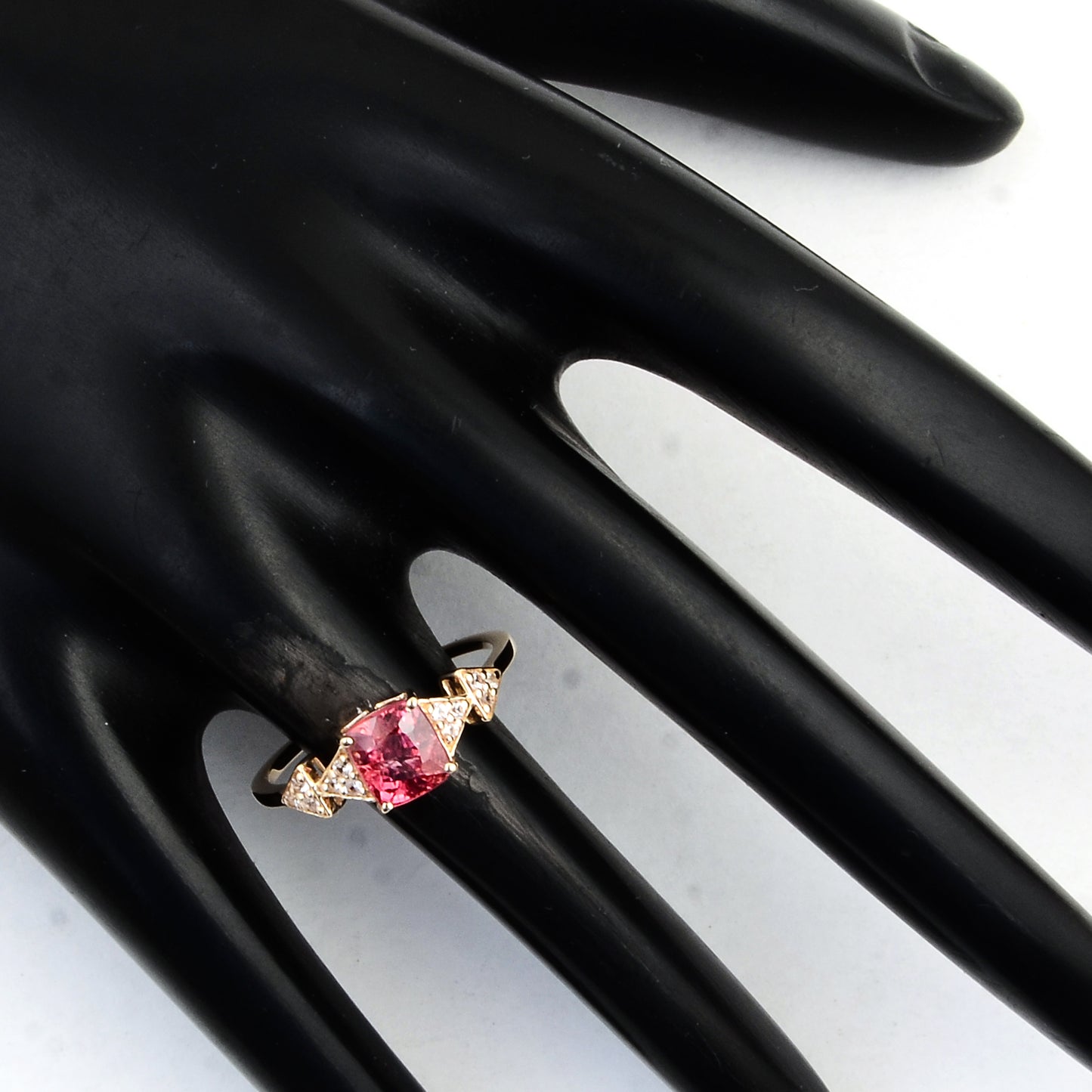 1.36 Ct Square Spinel 14K Gold Ring
