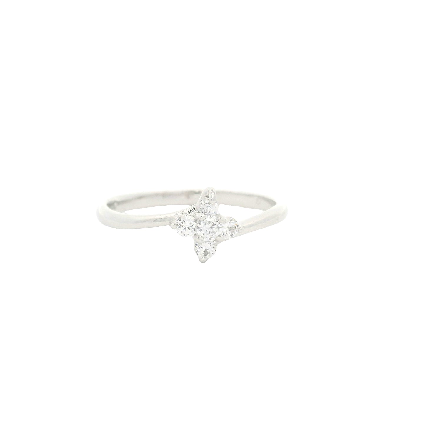 0.65 Ct Cubic Zirconia 925 Sterling Silver Ring