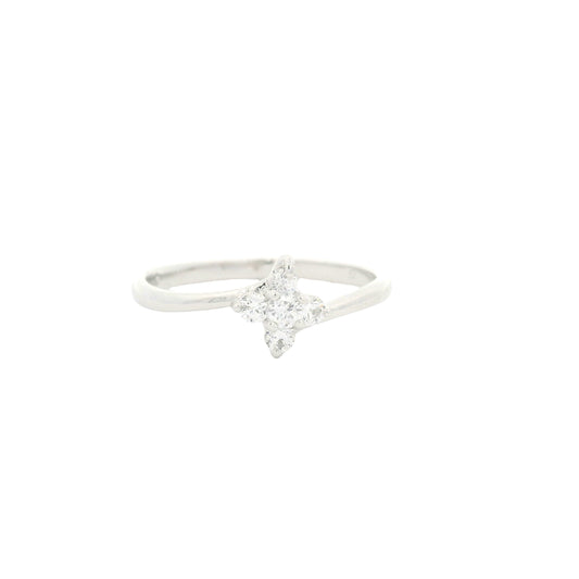 0.65 Ct Cubic Zirconia 925 Sterling Silver Ring