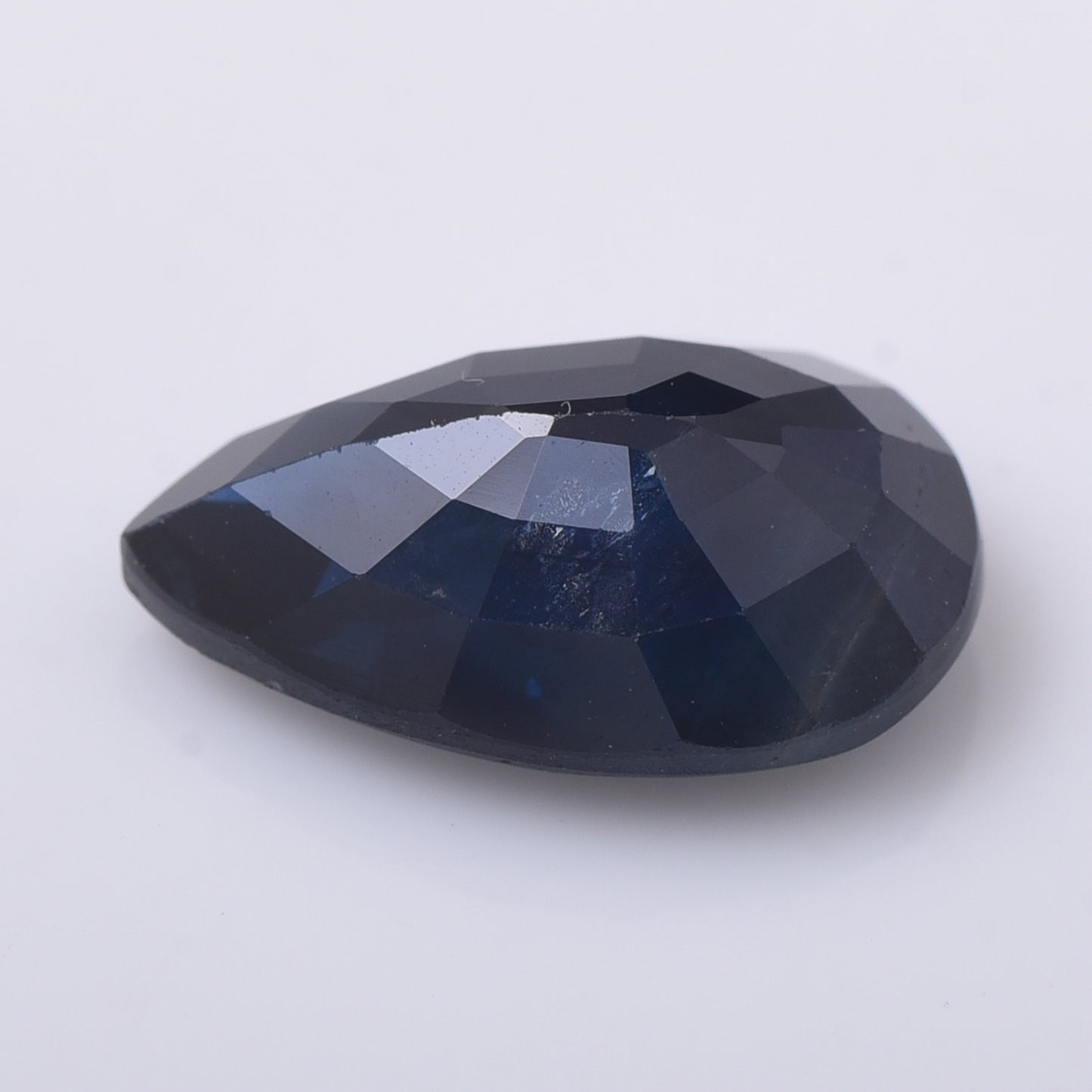 3.39 Natural Corundum Sapphire Pear Mixed Cut Gemstone