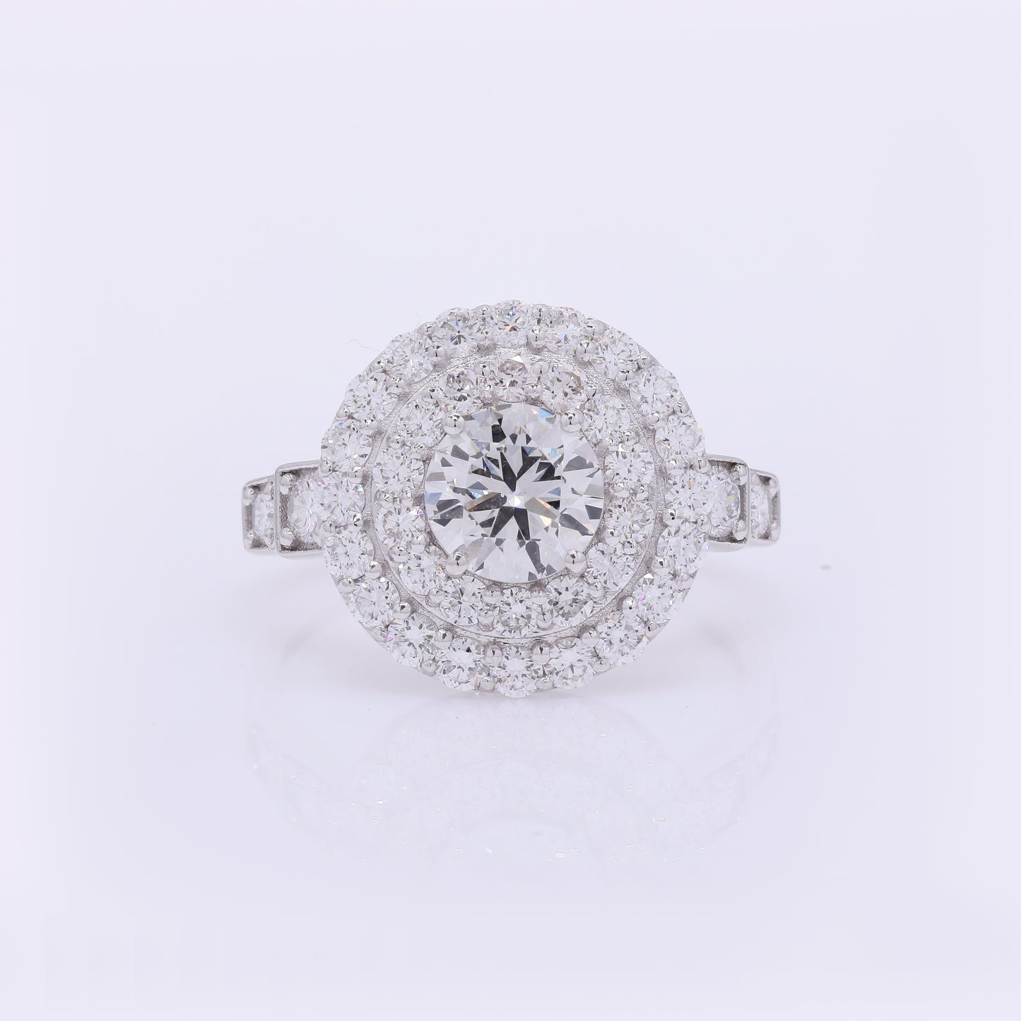 2.23 Carats Lab Grown Diamond 14K Gold Ring
