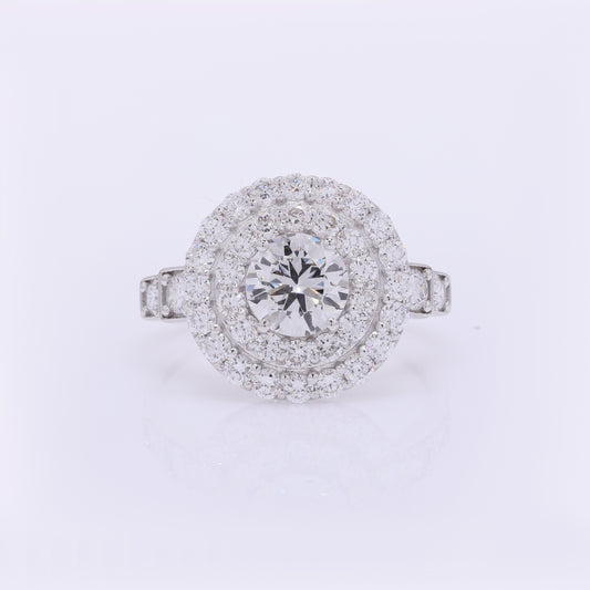 2.23 Carats Lab Grown Diamond 14K Gold Ring
