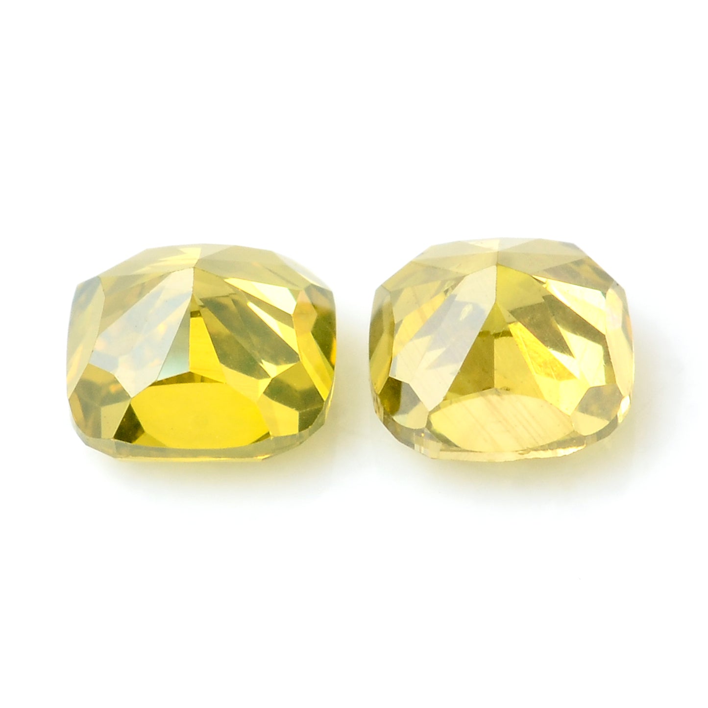 0.83 Carat Yellow Diamond Cushion Loose Gemstone