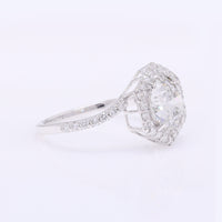 2.45 Carats Lab Grown Diamond 14K Gold Ring