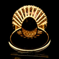 13.92 Ct Oval Kunzite 14K Gold Ring