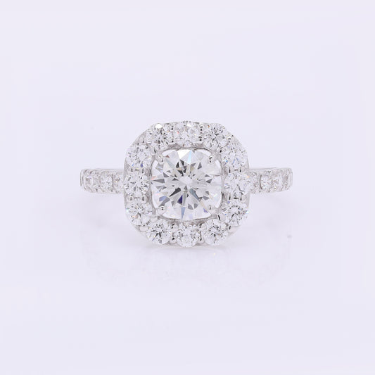 2.18 Carats Lab Grown Diamond 14K Gold Ring