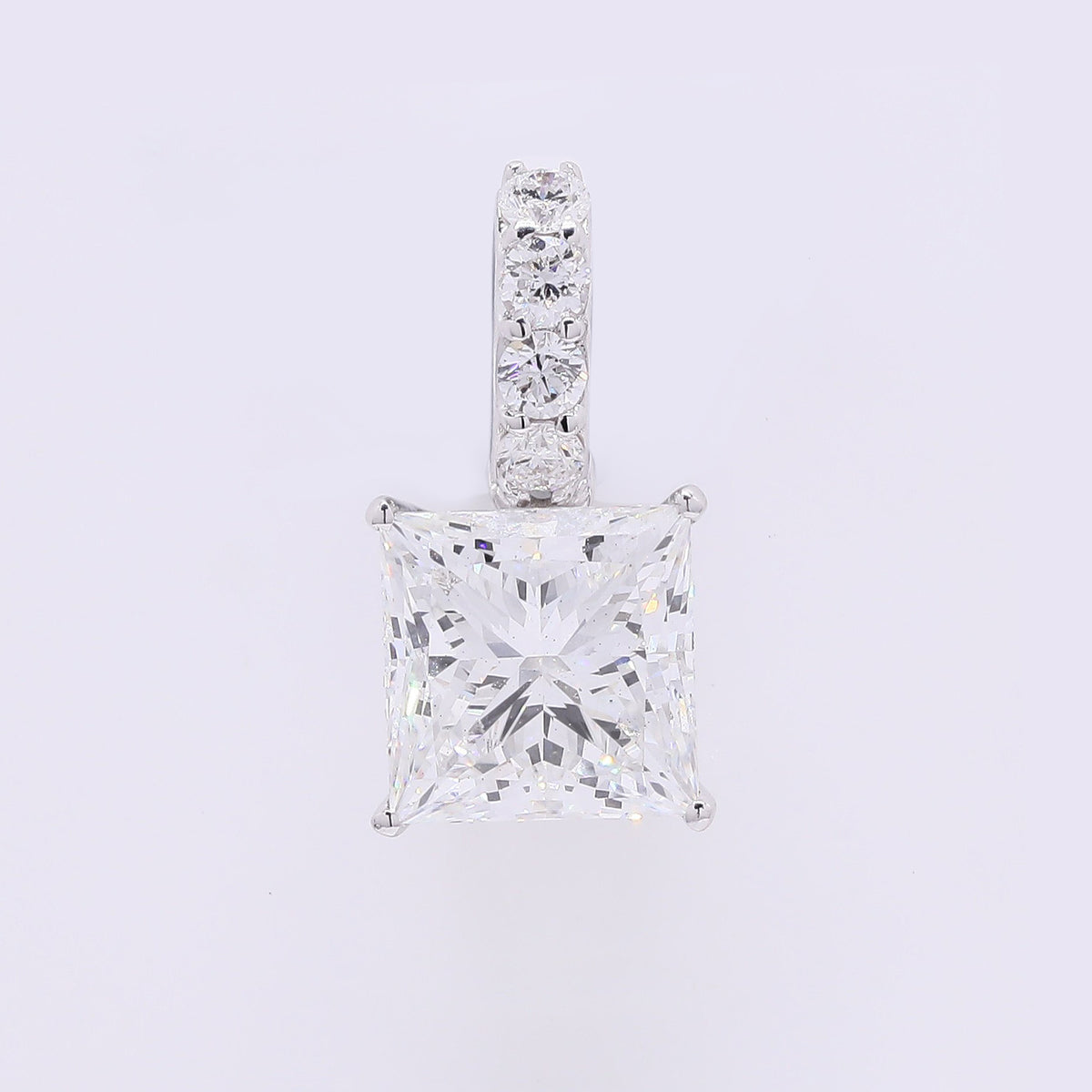 2.01 Carats Lab Grown Diamond 14K Gold Pendant