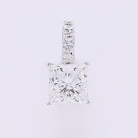 2.01 Carats Lab Grown Diamond 14K Gold Pendant