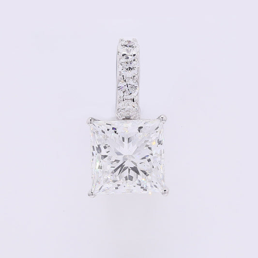 2.01 Carats Lab Grown Diamond 14K Gold Pendant