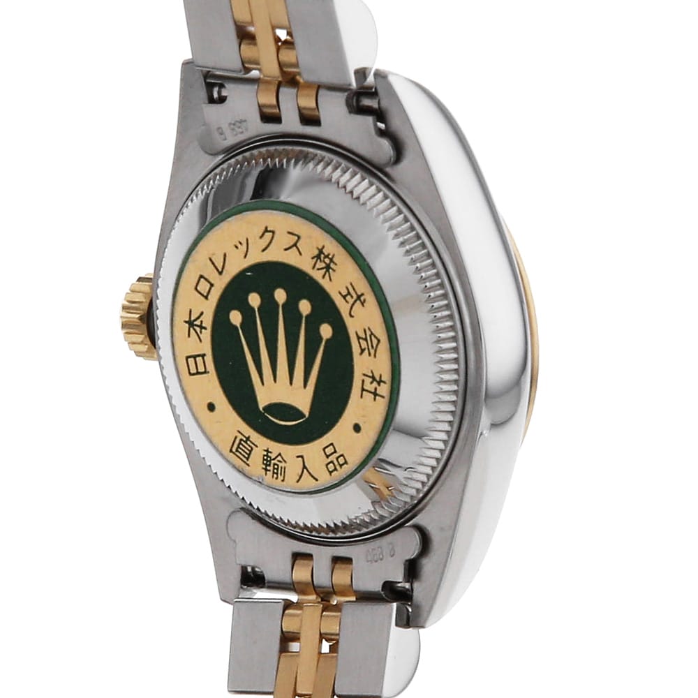 Pre-owned Rolex Datejust 69173 Champagne Bar U-number Women's