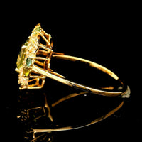 1.81 Ct Oval Tourmaline 14K Gold Ring