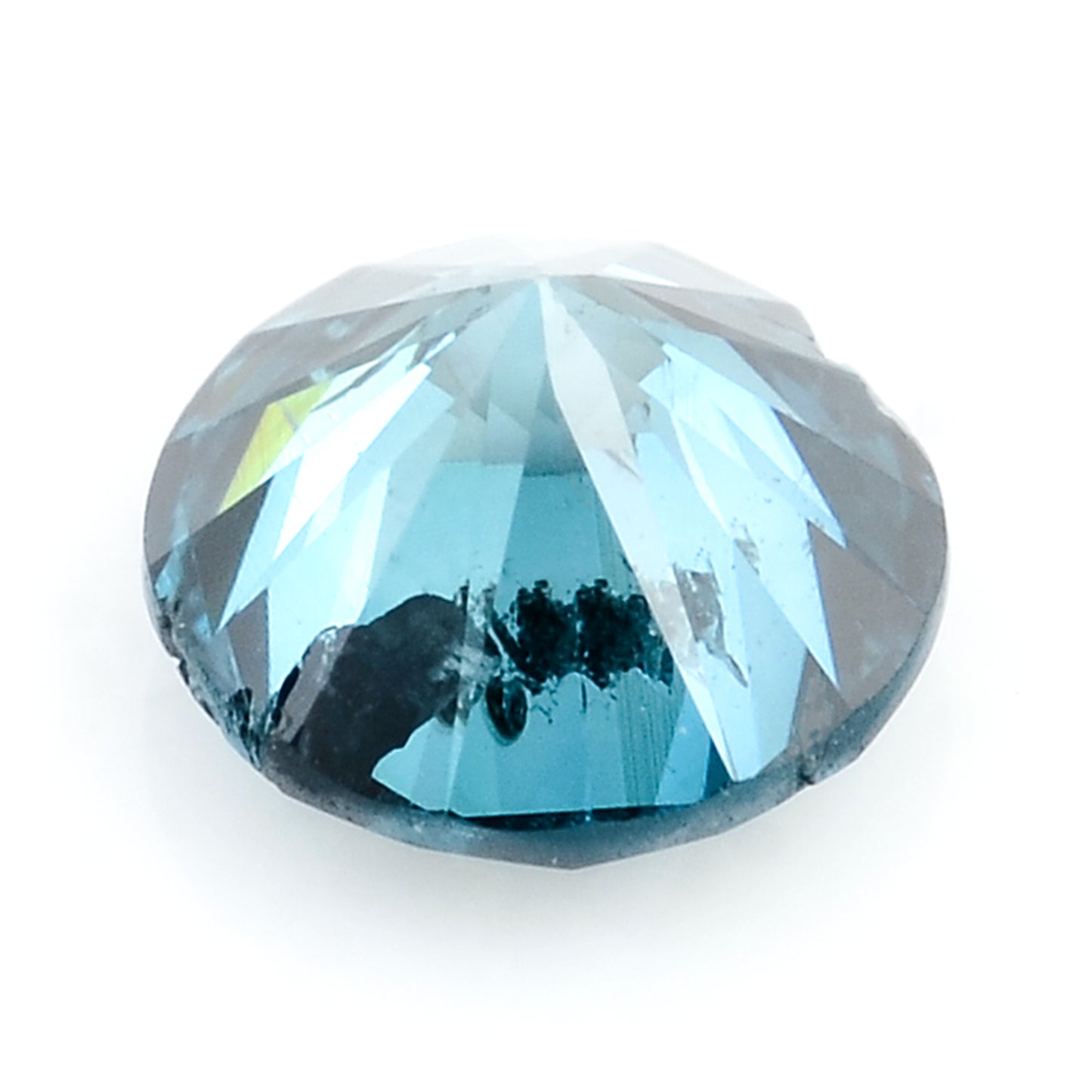 0.24 Blue Diamond Round Loose Gemstone