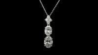 3.30 Carats Lab Grown Diamond 14K Gold Pendant