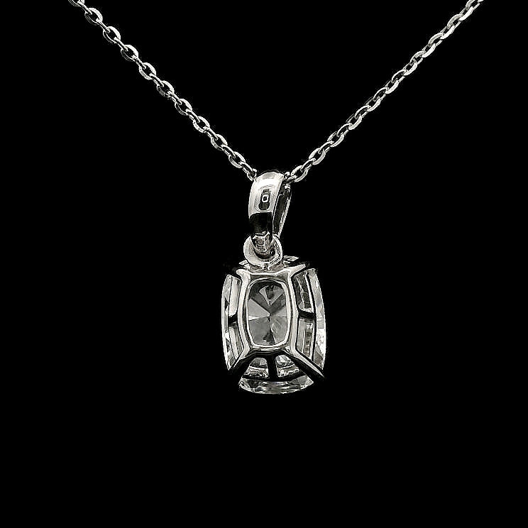 2.03 Carats Lab Grown Diamond 14K Gold Pendant